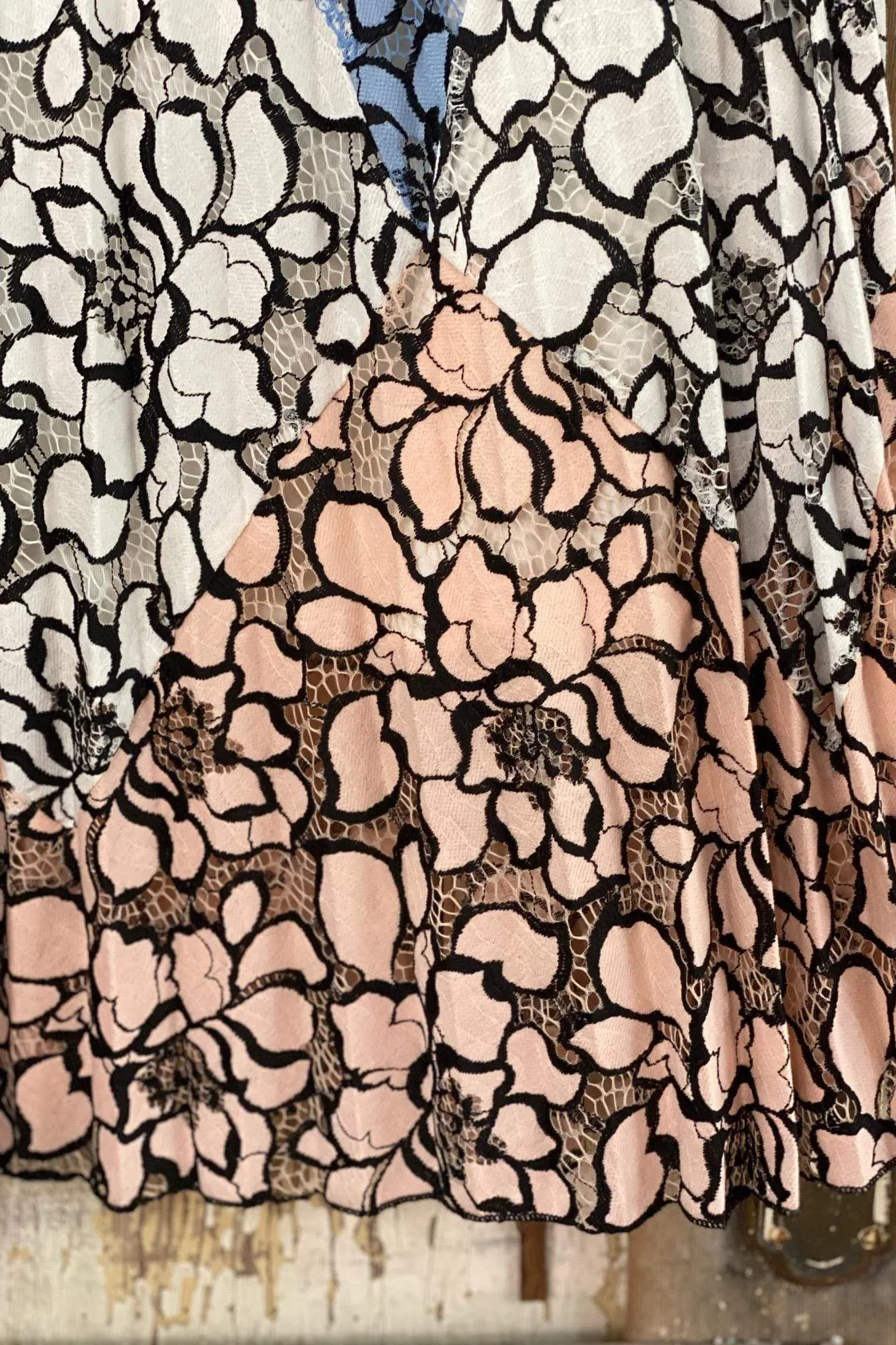 Multi Color Lace Skirt Lillian Coordinated Set