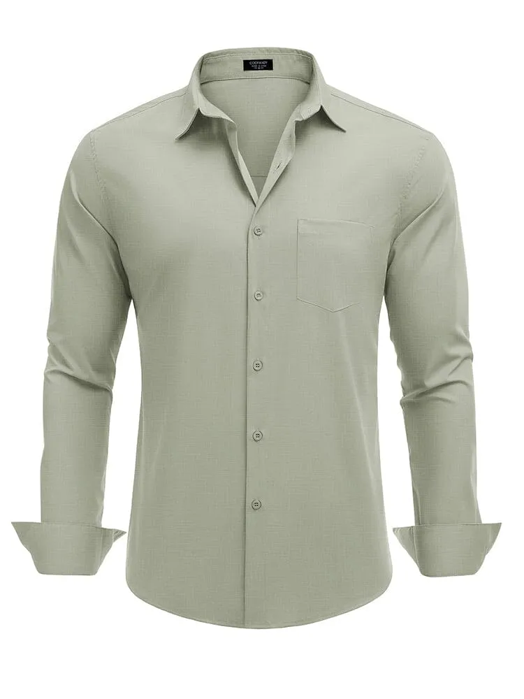 Muscle Fit Wrinkle Free Business Shirt (US Only)