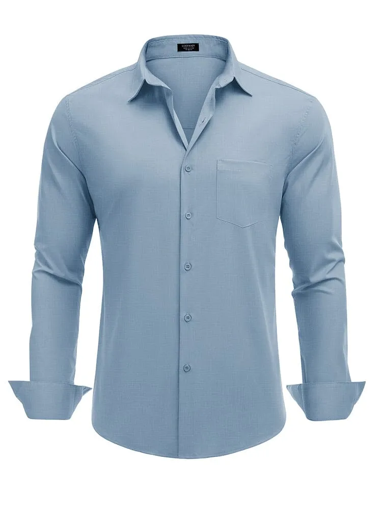 Muscle Fit Wrinkle Free Business Shirt (US Only)