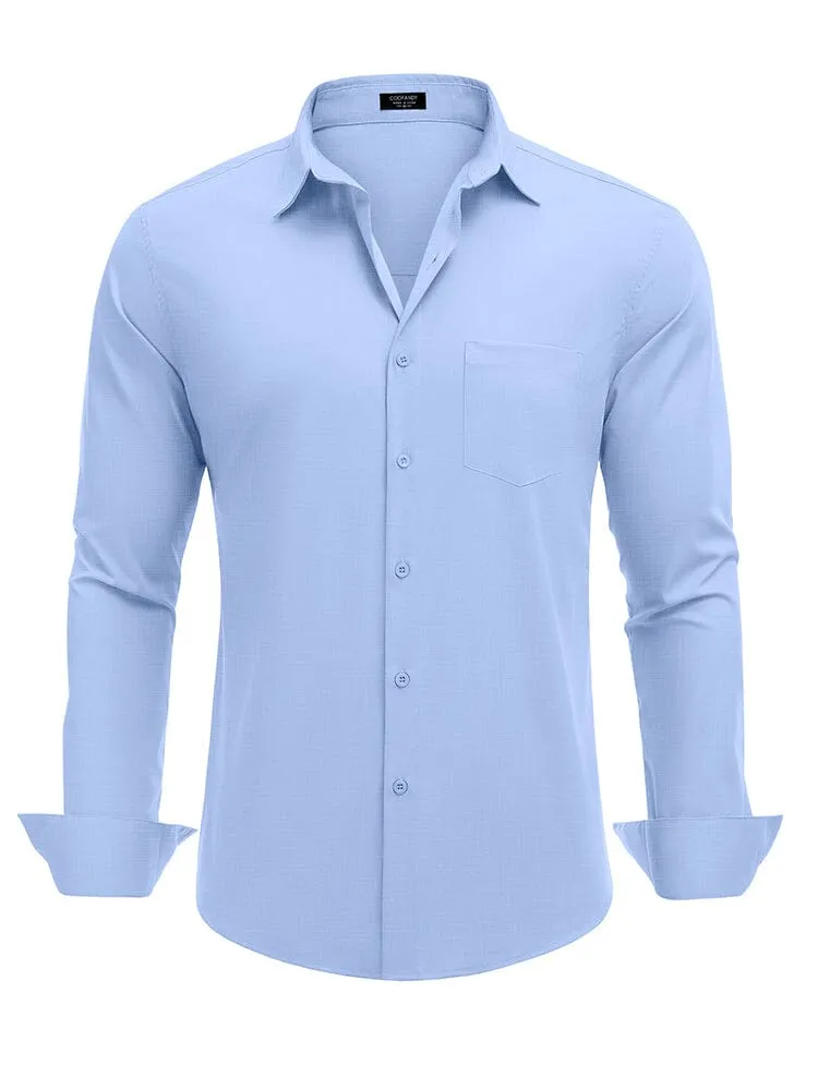 Muscle Fit Wrinkle Free Business Shirt (US Only)