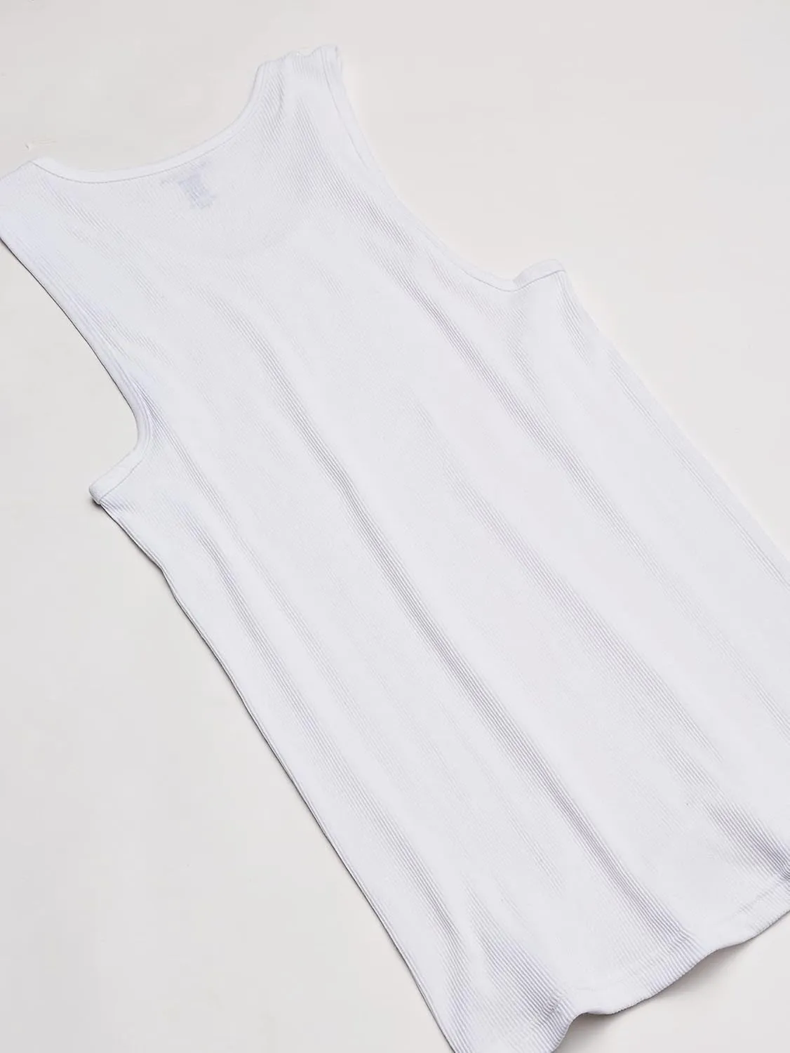 Nautica Men's 4 Pack Ribbed Cotton Tank