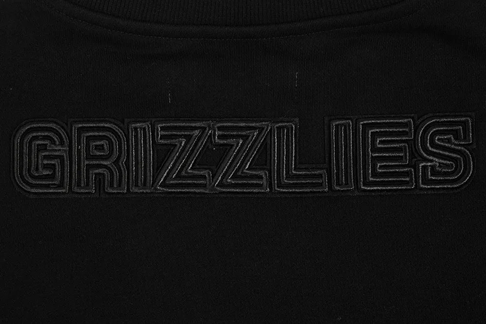NBA MEMPHIS GRIZZLIES NEUTRAL WOMENS CREWNECK (BLACK)