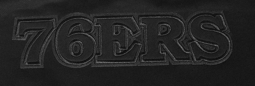NBA PHILADELPHIA 76ERS NEUTRAL WOMEN'S CREWNECK (BLACK)
