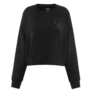 NBA PHILADELPHIA 76ERS NEUTRAL WOMEN'S CREWNECK (BLACK)