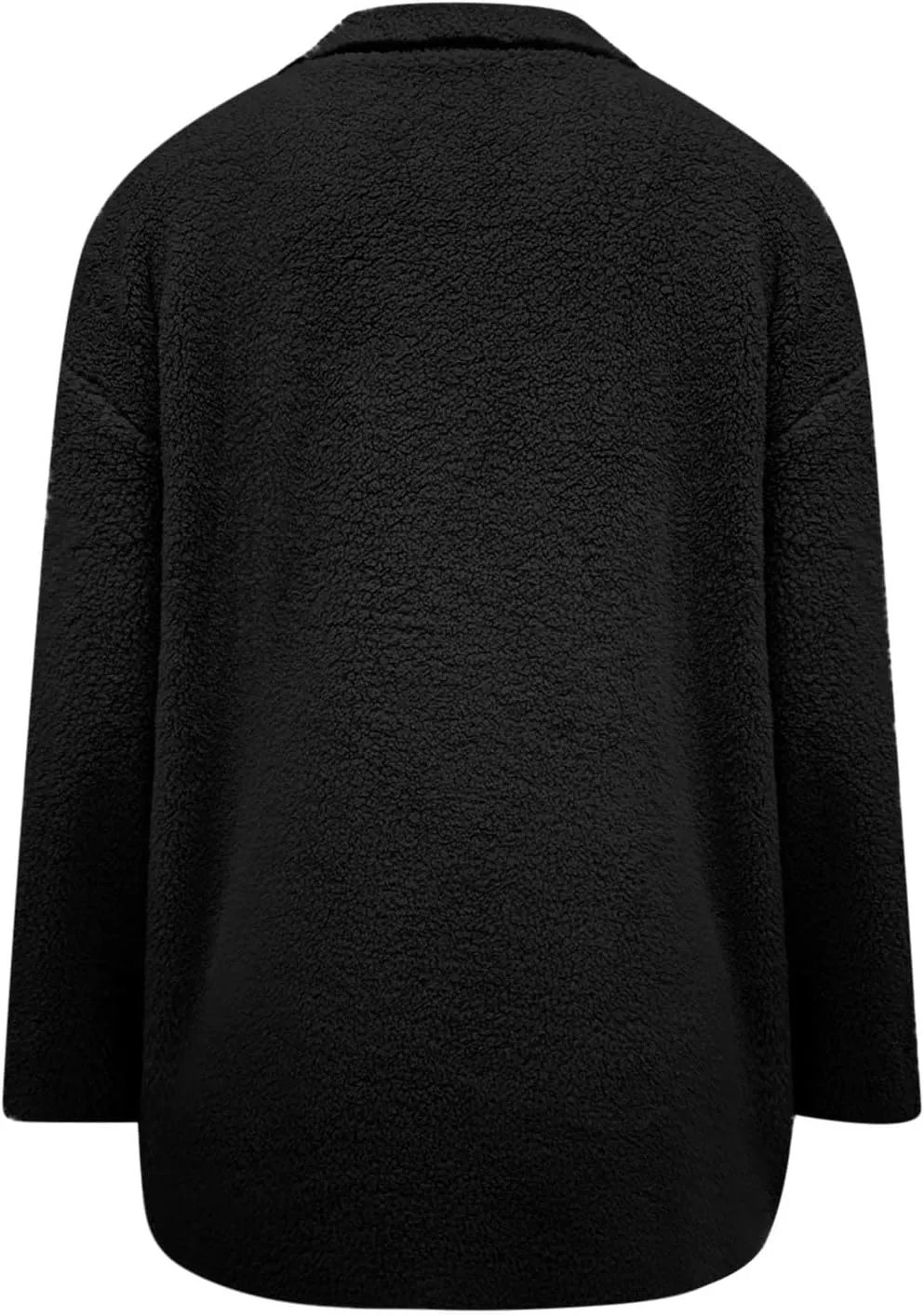 NBXNZWF Women's Winter Coats Long Sleeve Lapel Button Down Fleece Jacket Casual Trendy Fuzzy Warm Outerwear with Pockets