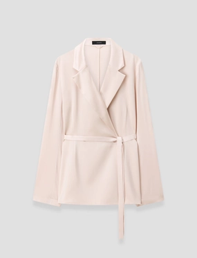 Warm Multi Directional Stretch Joubert Silk Satin Jacket