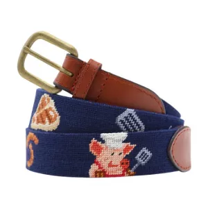 Outdoor Comfort Fit Needlepoint Belt Grill Master