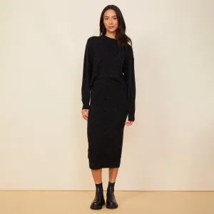 Neps Cashmere Pocket Midi Skirt Effortless Look
