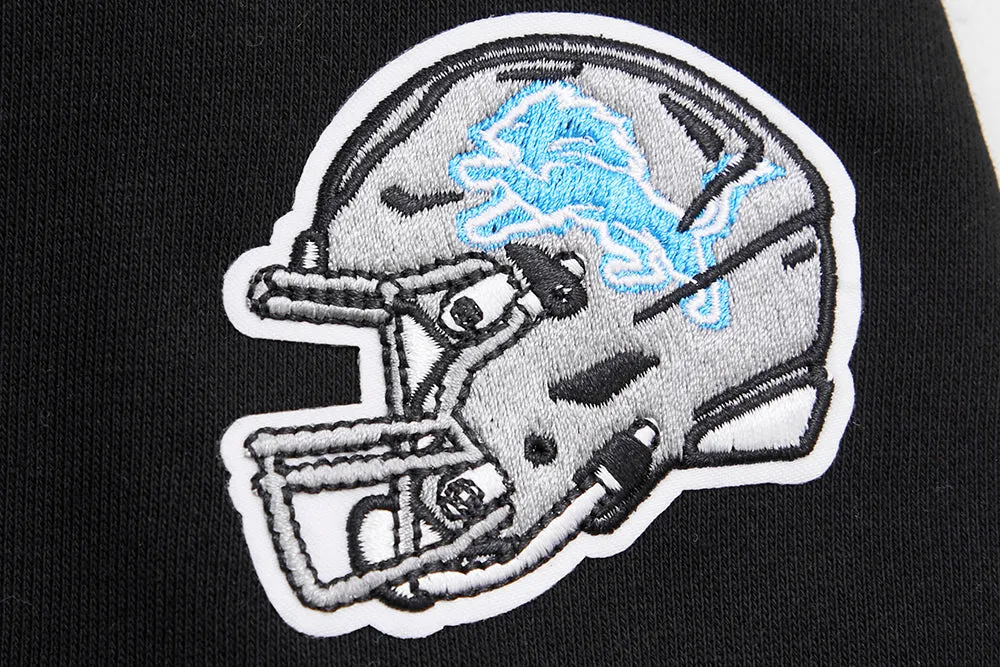 NFL DETROIT LIONS CLASSIC WOMEN'S CREWNECK (BLACK)