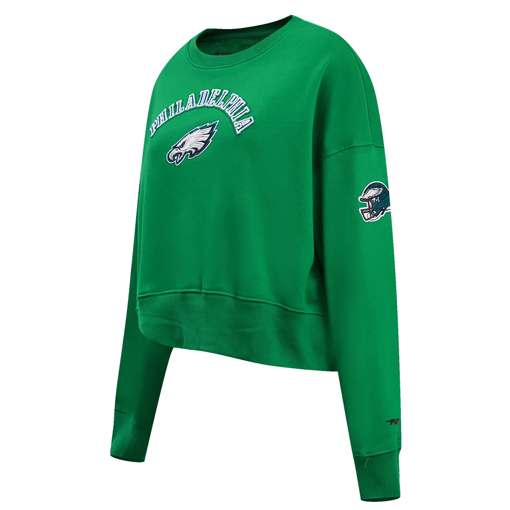 NFL PHILADELPHIA EAGLES CLASSIC WOMEN'S CREWNECK (KELLY GREEN)
