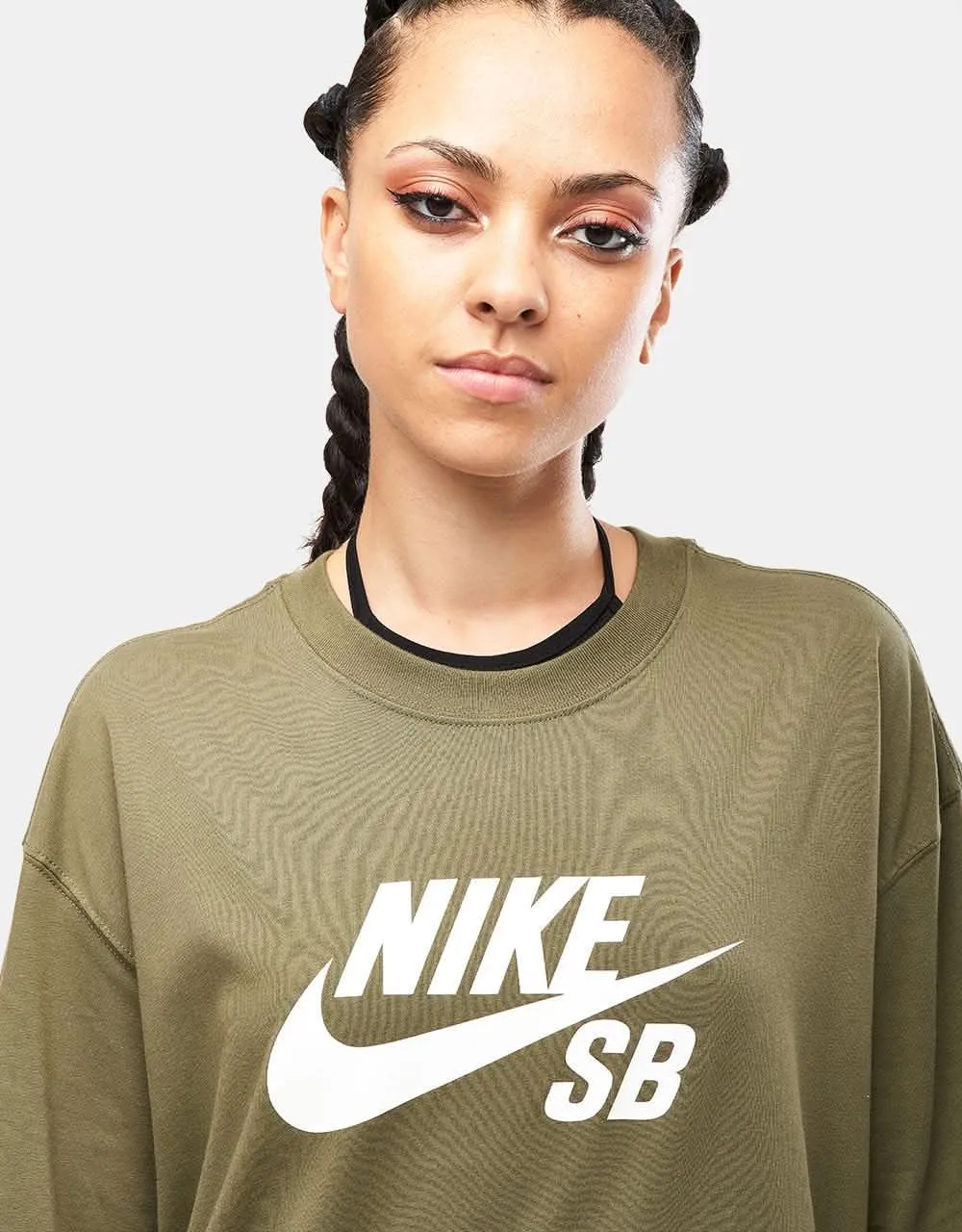 Nike SB Central Logo T-Shirt - Medium Olive