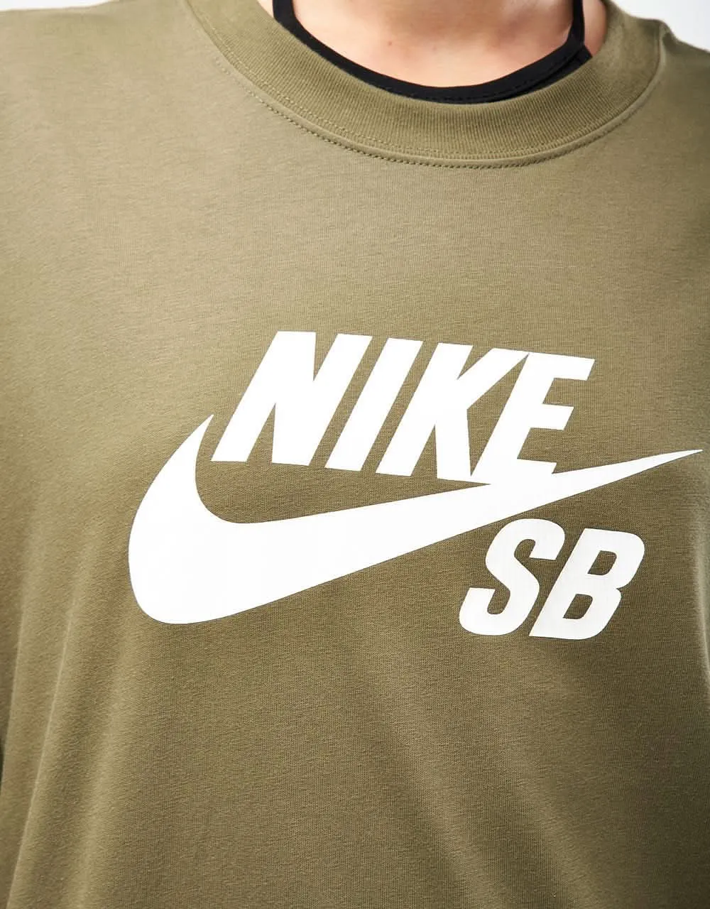 Nike SB Central Logo T-Shirt - Medium Olive