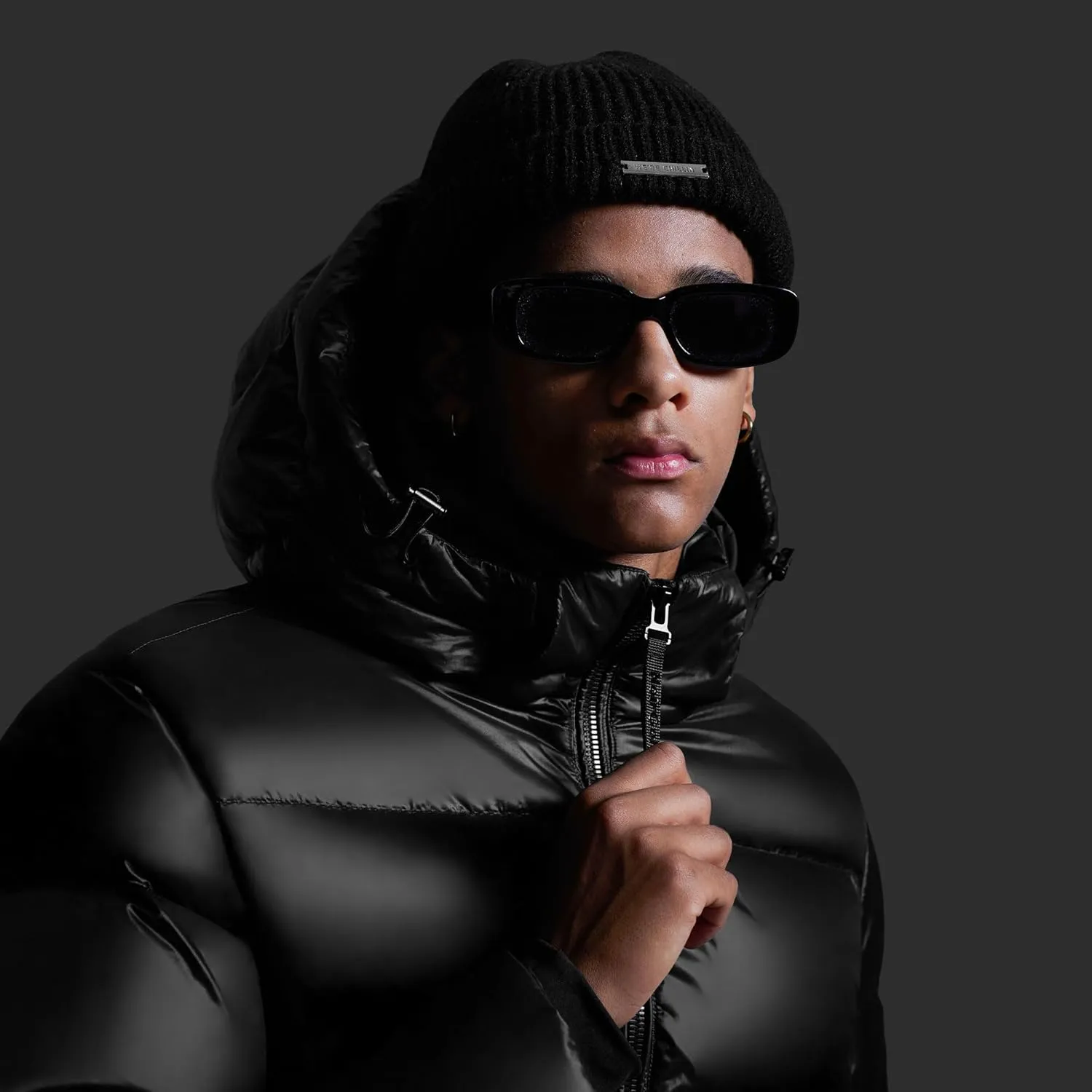 NoirGold Men's Winter Puffer Jacket - Goose Down, Thick Down Jacket, Sizes S-XXL.