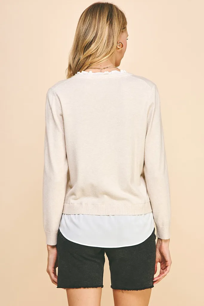 MultiFunctionalPockets Margo Layered Sweater