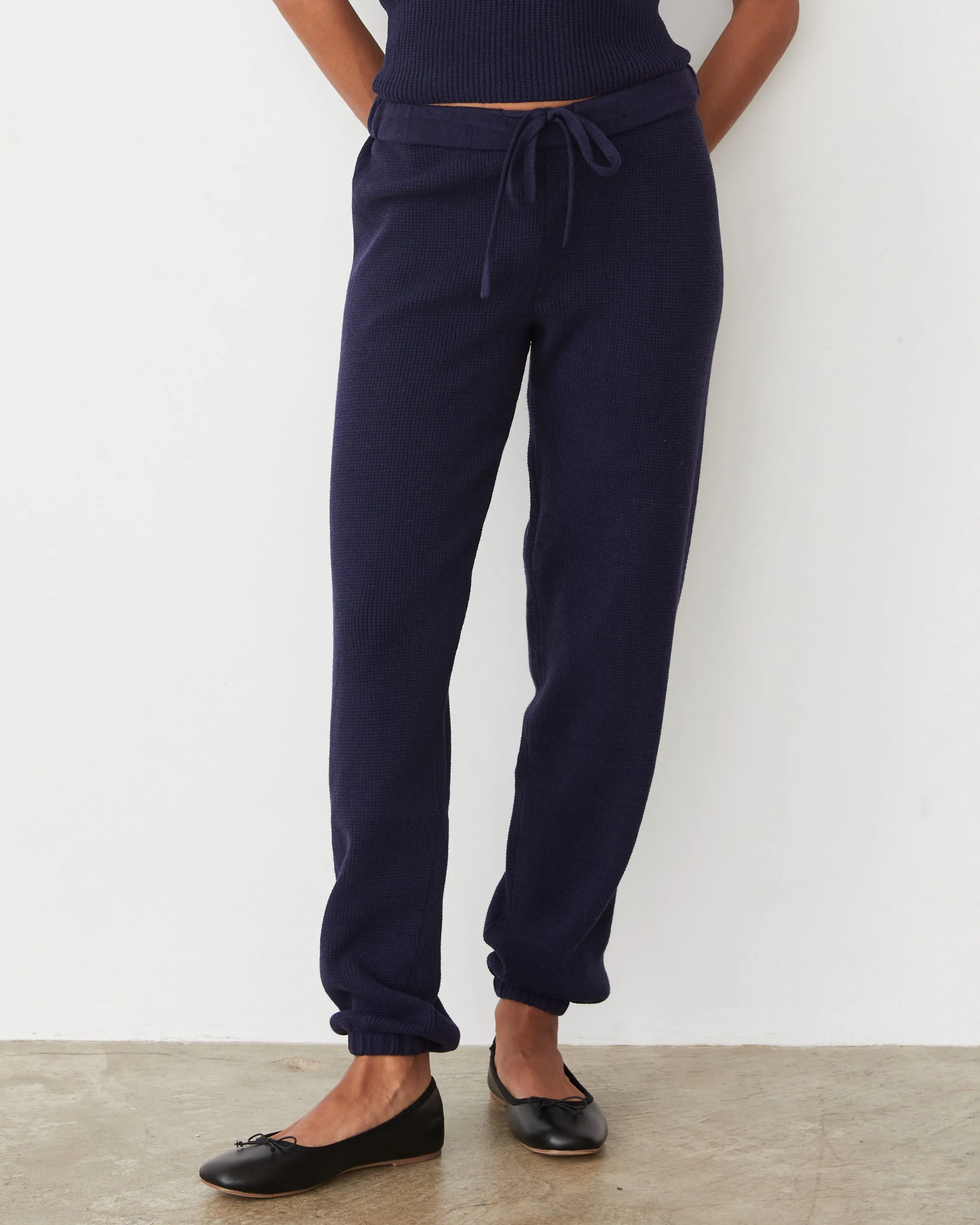 Hot Weather Softknit Rib Waffle Oversized Sweat