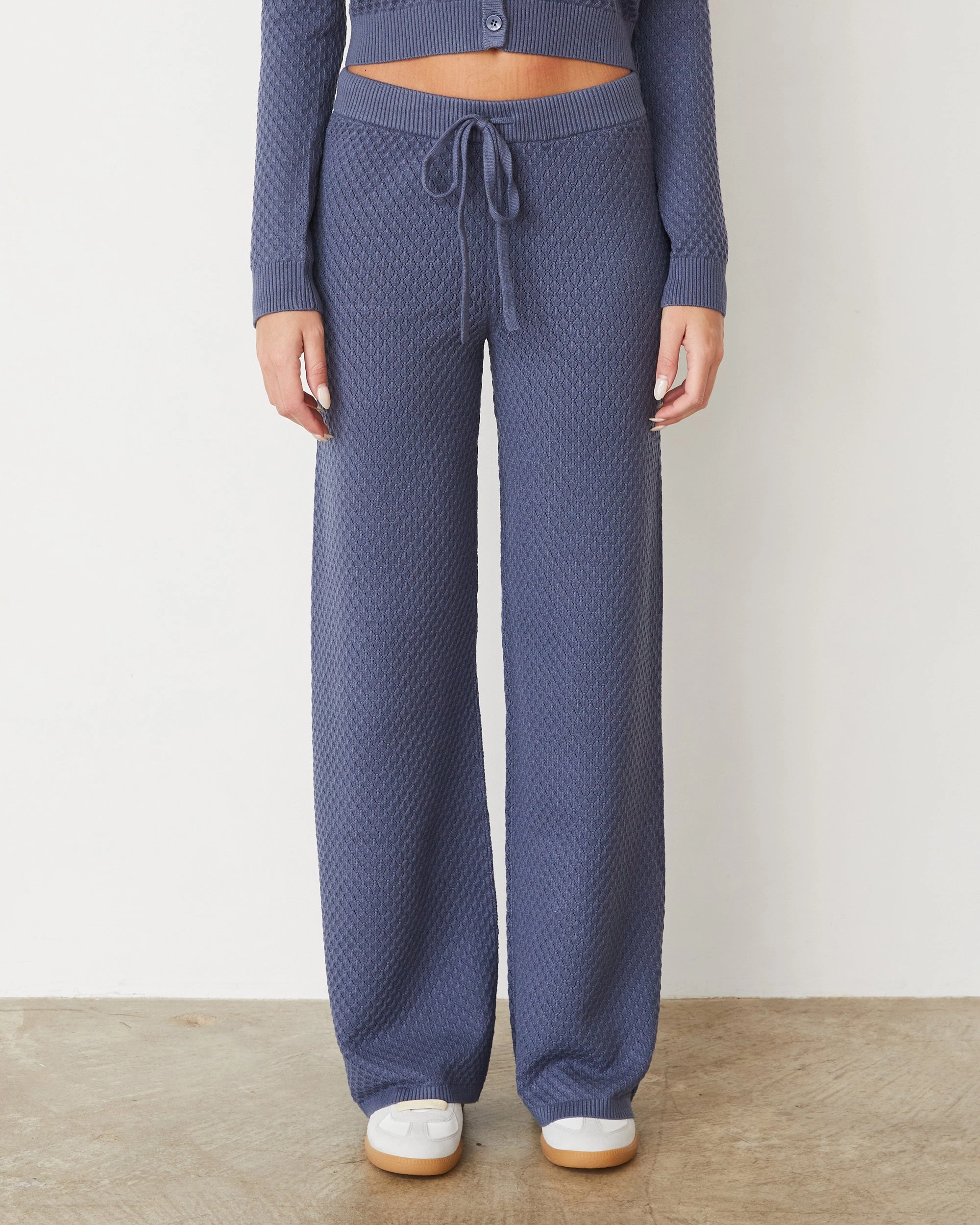 Softknit French Waffle Lounge Pant TailoredCut Light Reflective Printing