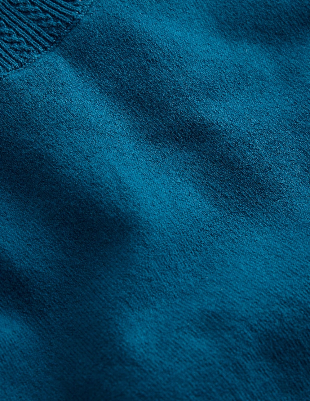 Non Irritating Seams Fall Wardrobe Emilia Cotton Crew T-shirt-Harbour Blue
