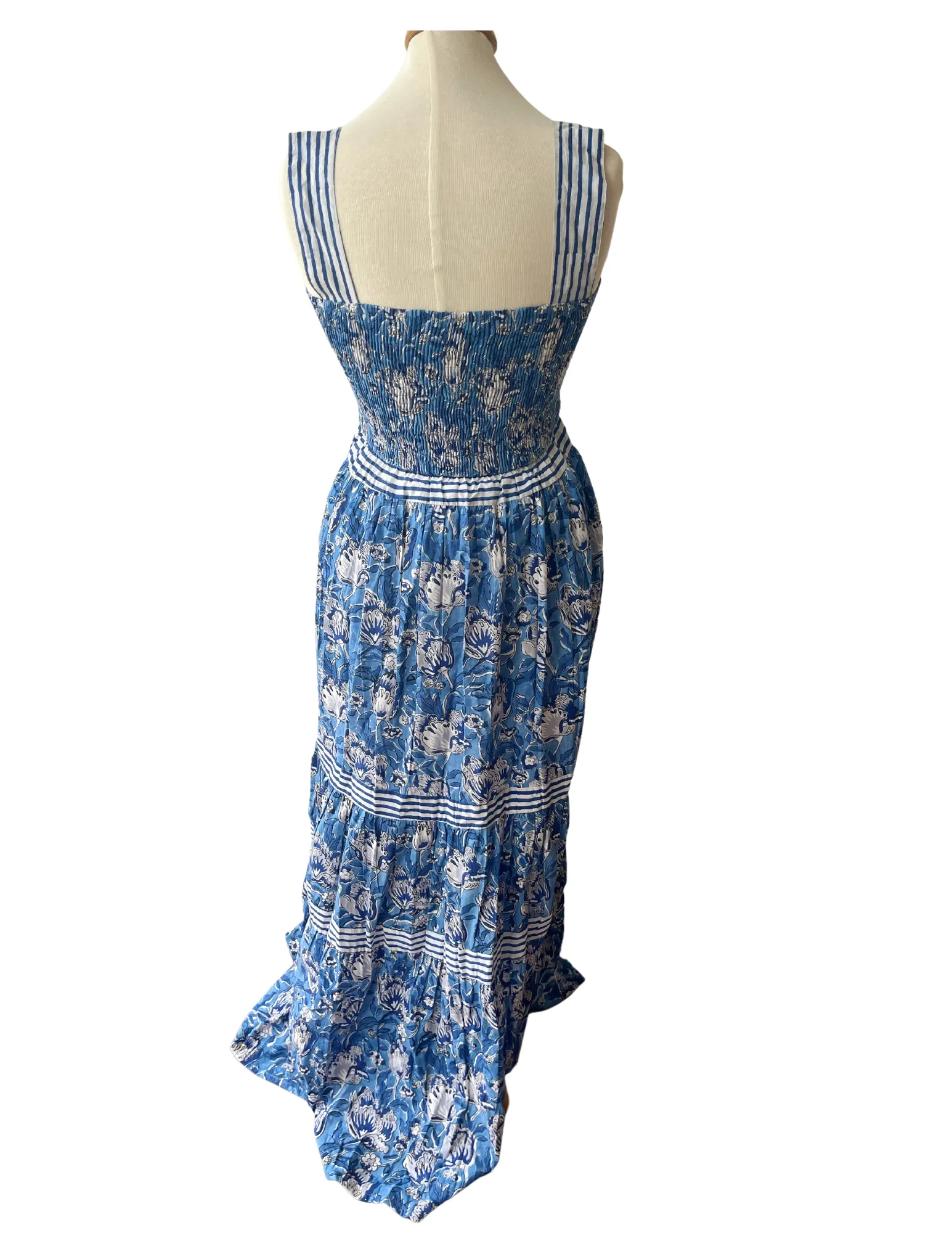 Notting Hill Maxi Dress Blue Tulip Bold Structure