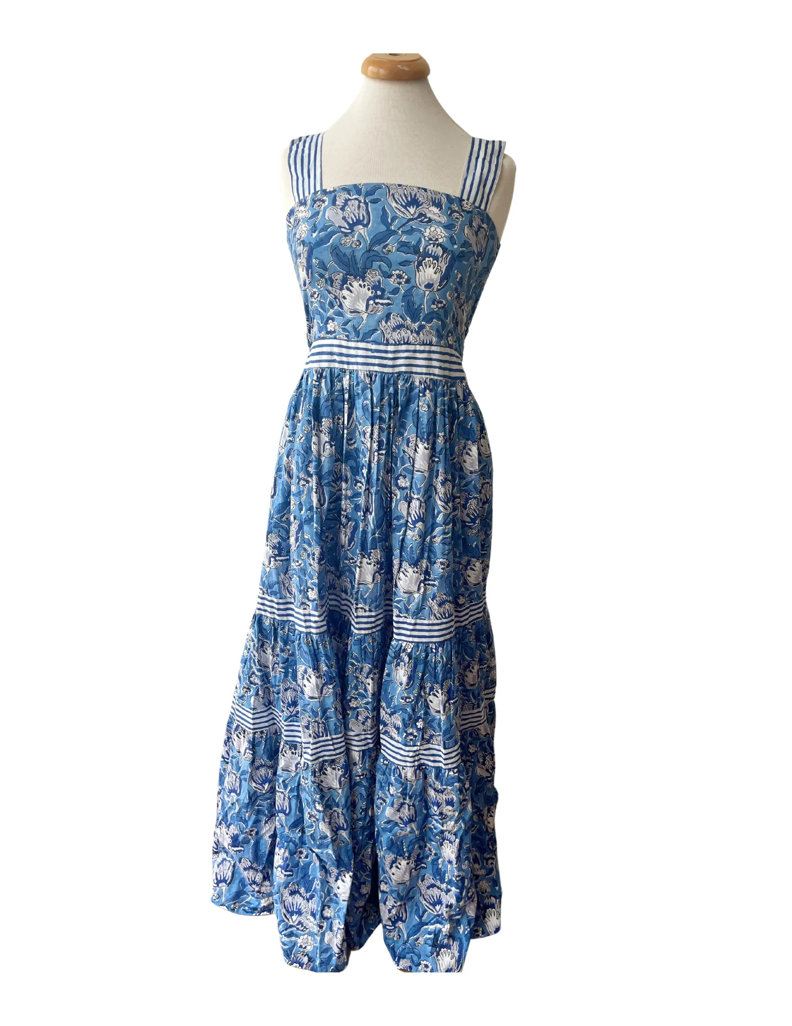 Notting Hill Maxi Dress Blue Tulip Seamless-Look