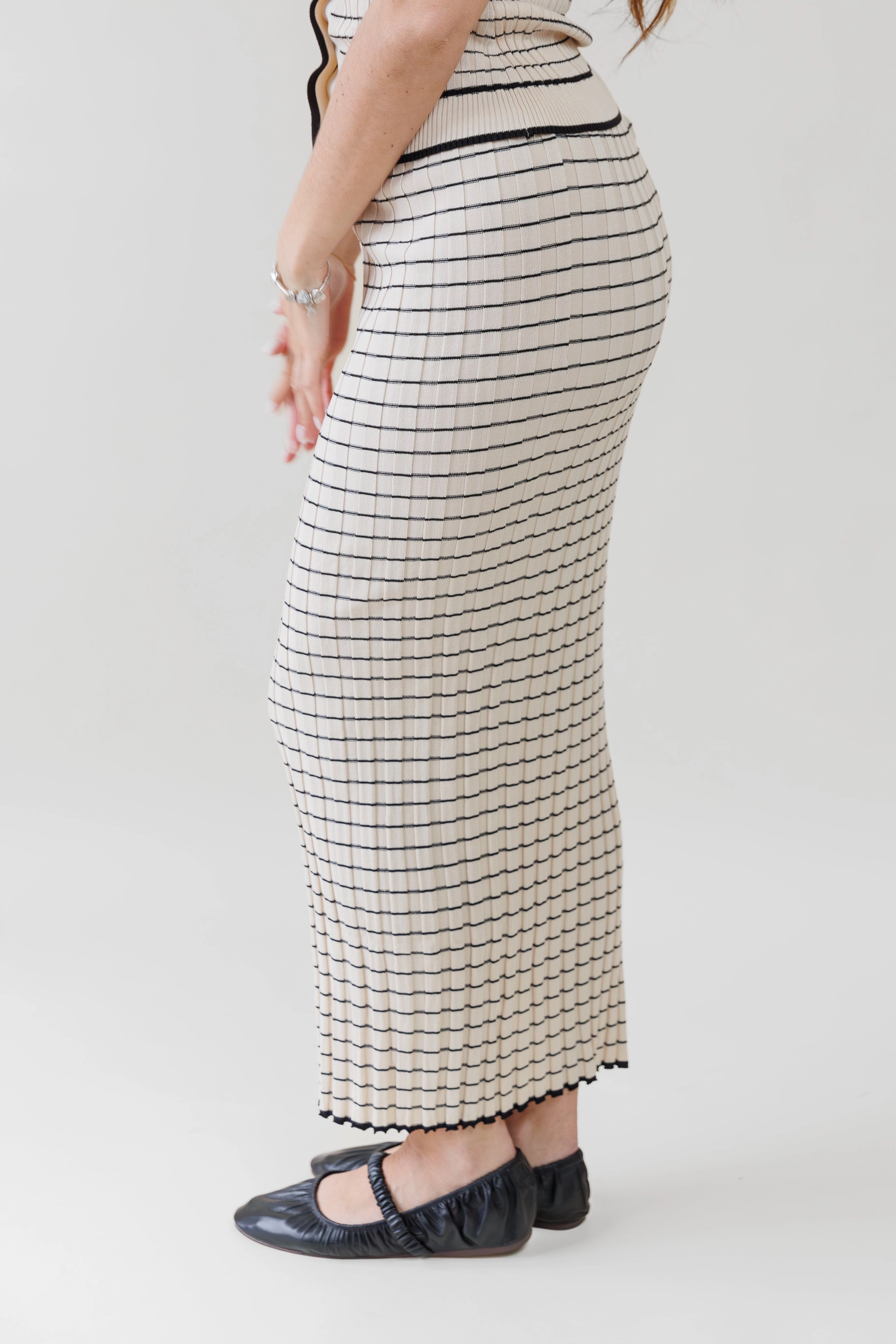 NOVA STRIPED SKIRT Slim Look