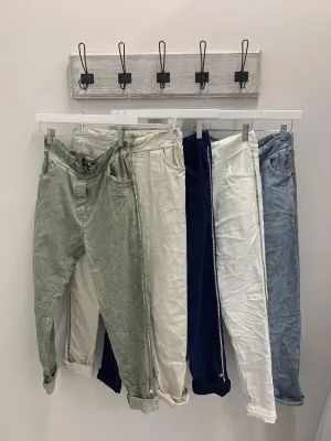 Brand Bazar Stud Pants Casual Wear Breathable fabric