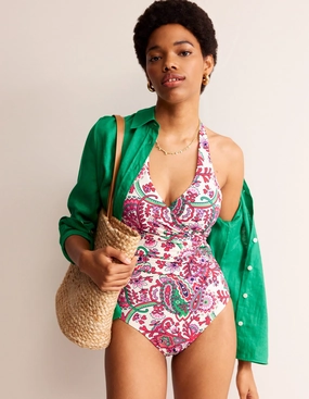 Levanzo Halter Swimsuit-Multi, Fantastical Pastel-Shade