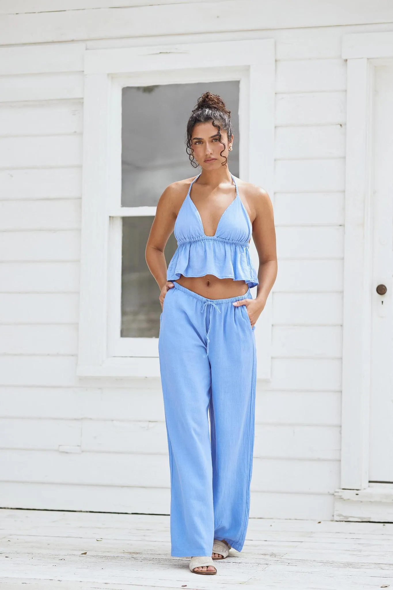 QuickReleaseBuckle Blanco By Nature Drawstring Pant