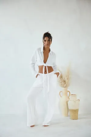 Blanco By Nature Drawstring Pant Elastic Cuff Weekend Ready