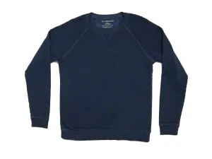 OIL WASH SWEATSHIRT - INDIGO