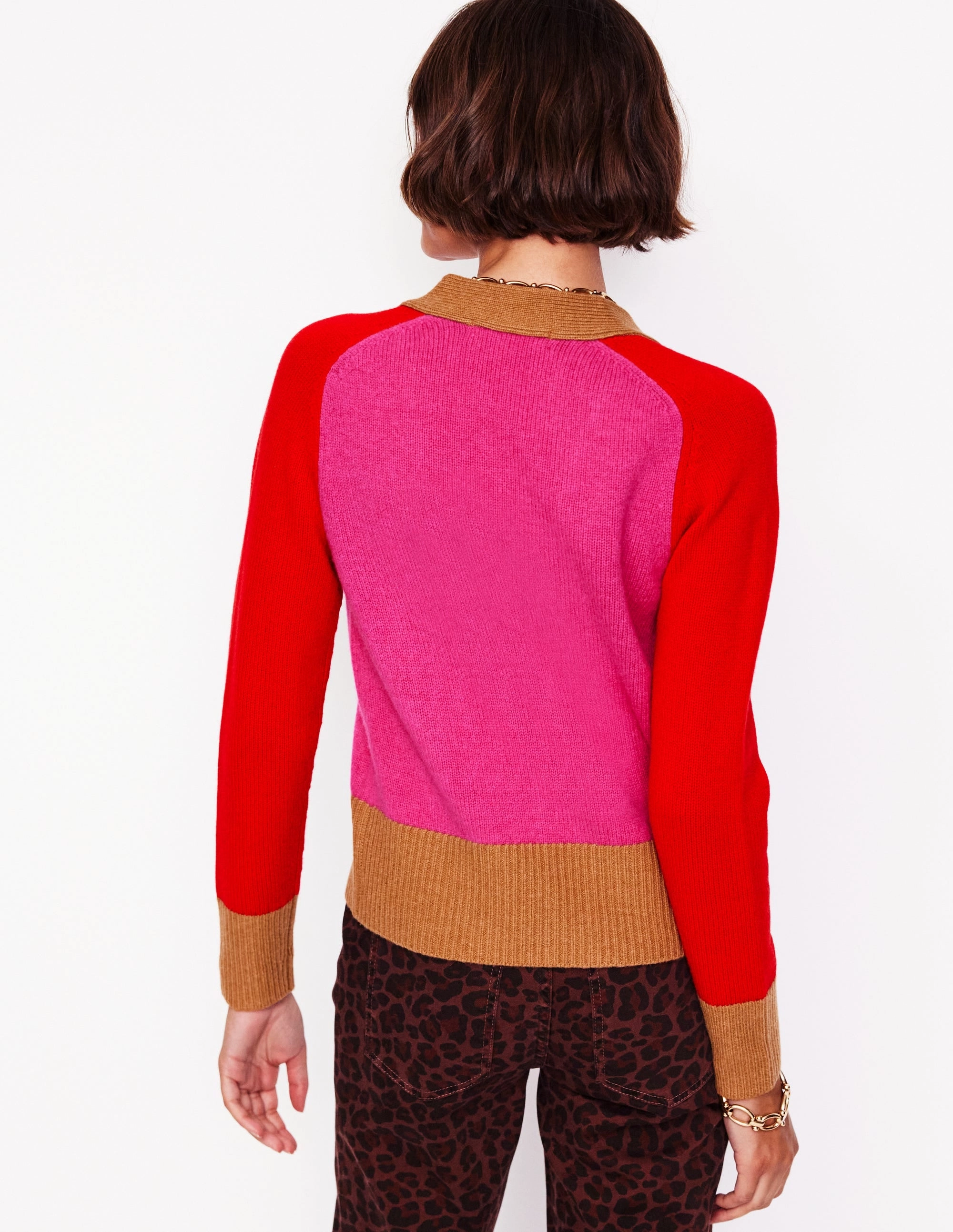 Olivia Merino Cardigan-Party Pink Soft Touch Fall Wardrobe