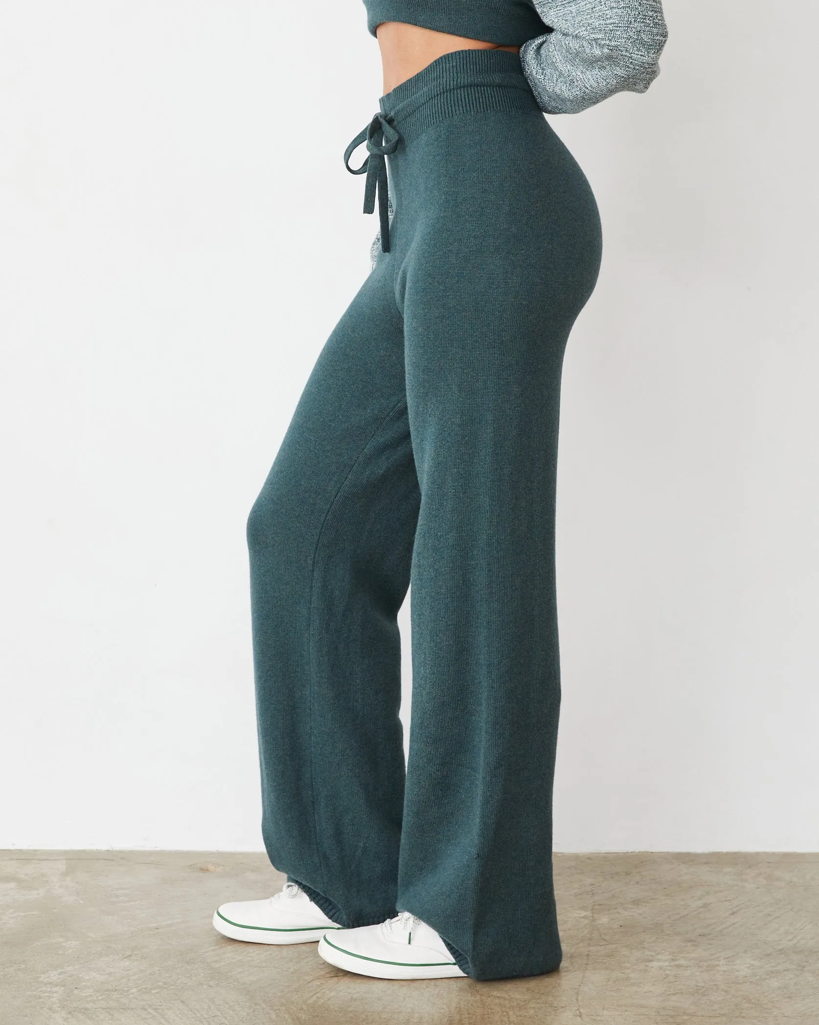 FullCut Shoulder Organic Cotton Cashmere Relaxed Pant