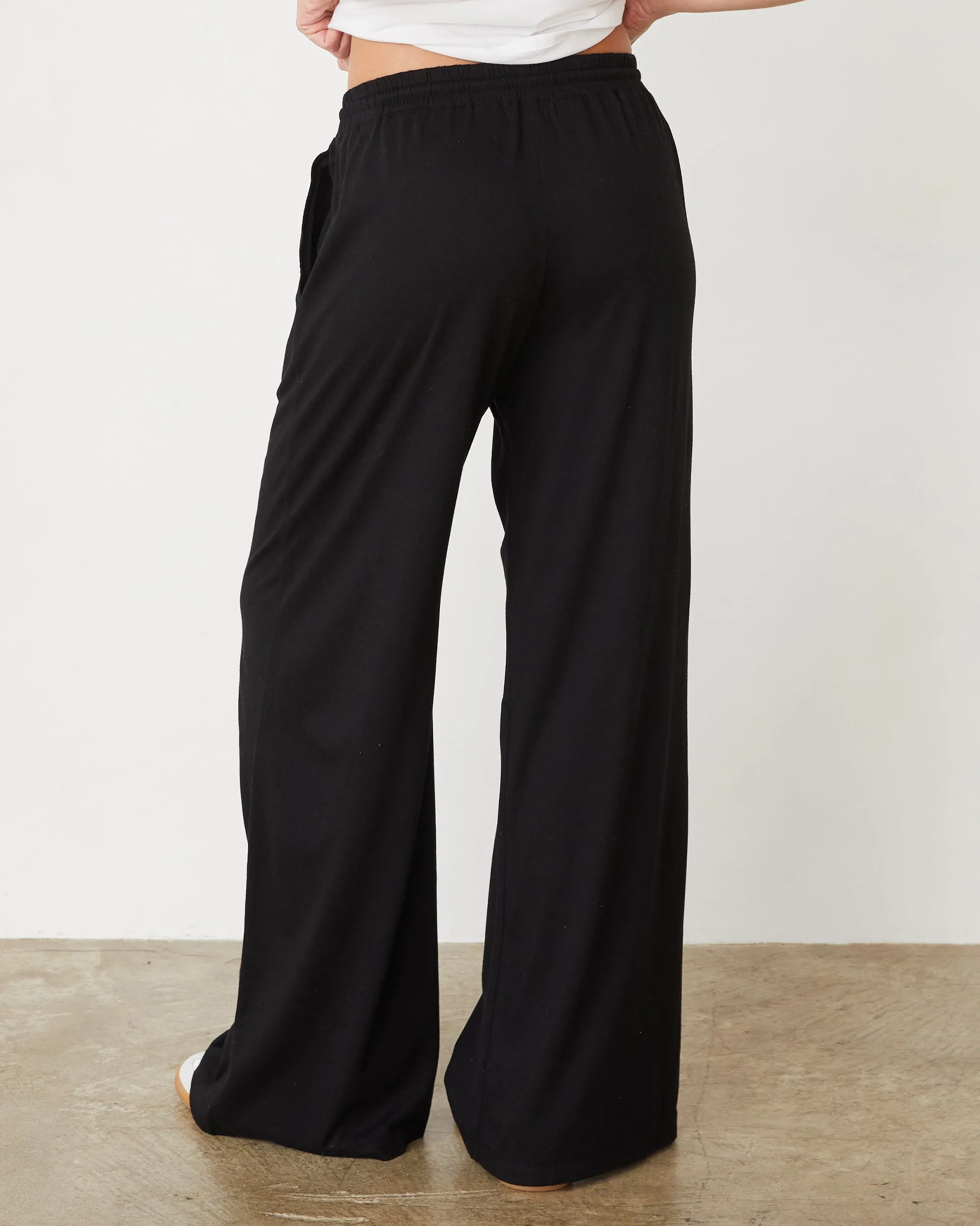 Organic Jersey Wide Leg Pant Layer-Friendly