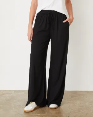 Organic Jersey Wide Leg Pant Sweat Resistant Non Restrictive Cut