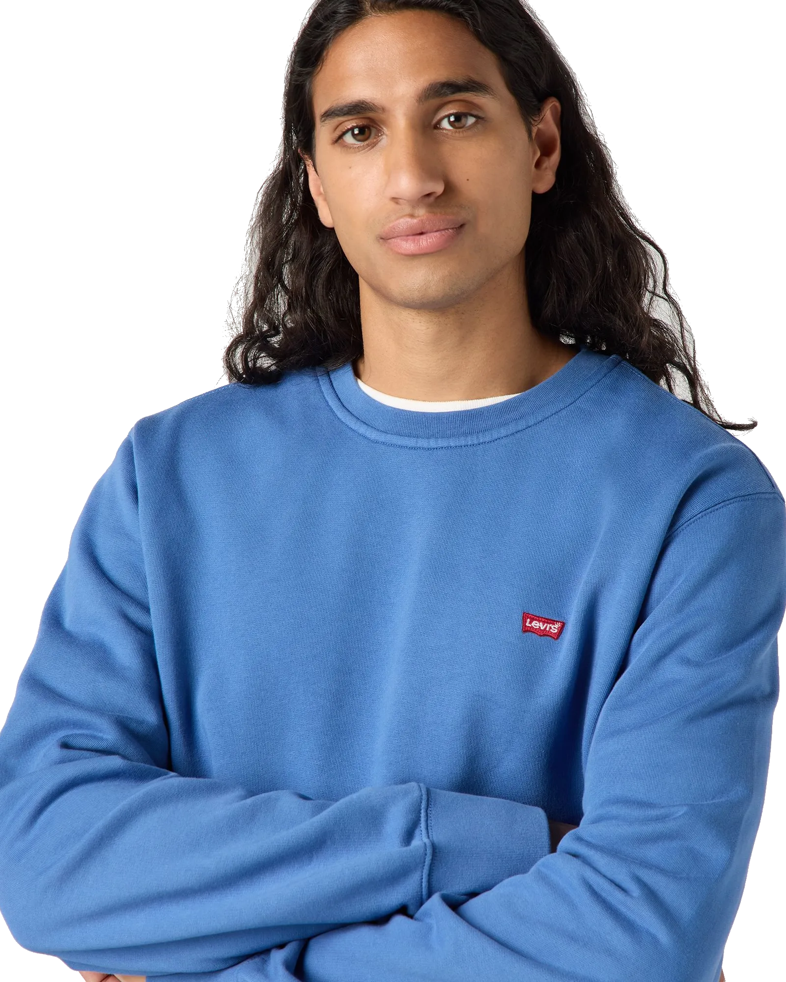 Original Housemark Crewneck Sweatshirt in Dutch Blue