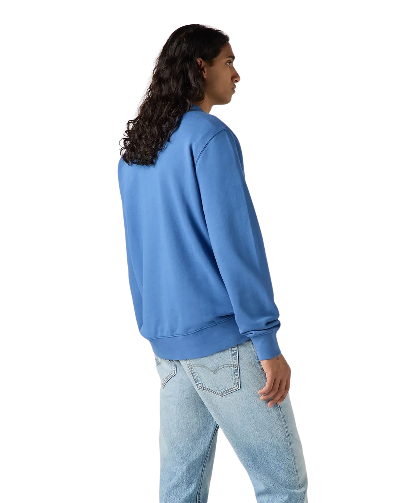 Original Housemark Crewneck Sweatshirt in Dutch Blue