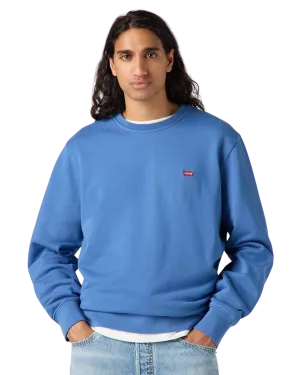 Original Housemark Crewneck Sweatshirt in Dutch Blue