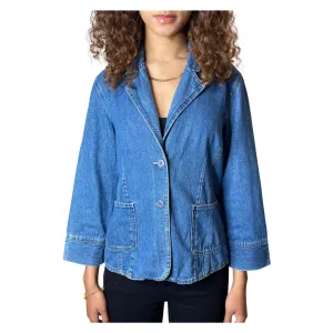 Original Vintage 1990's Blue Denim Jacket UK 8 - 10