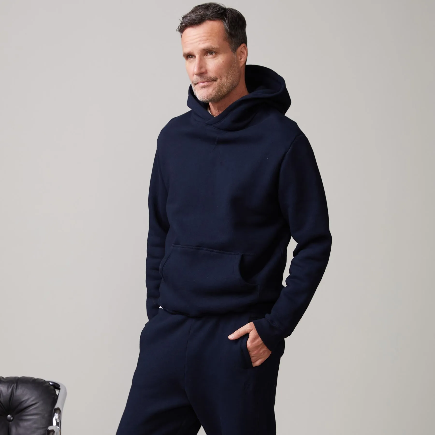 Oversized Hoody RibbedNeckline
