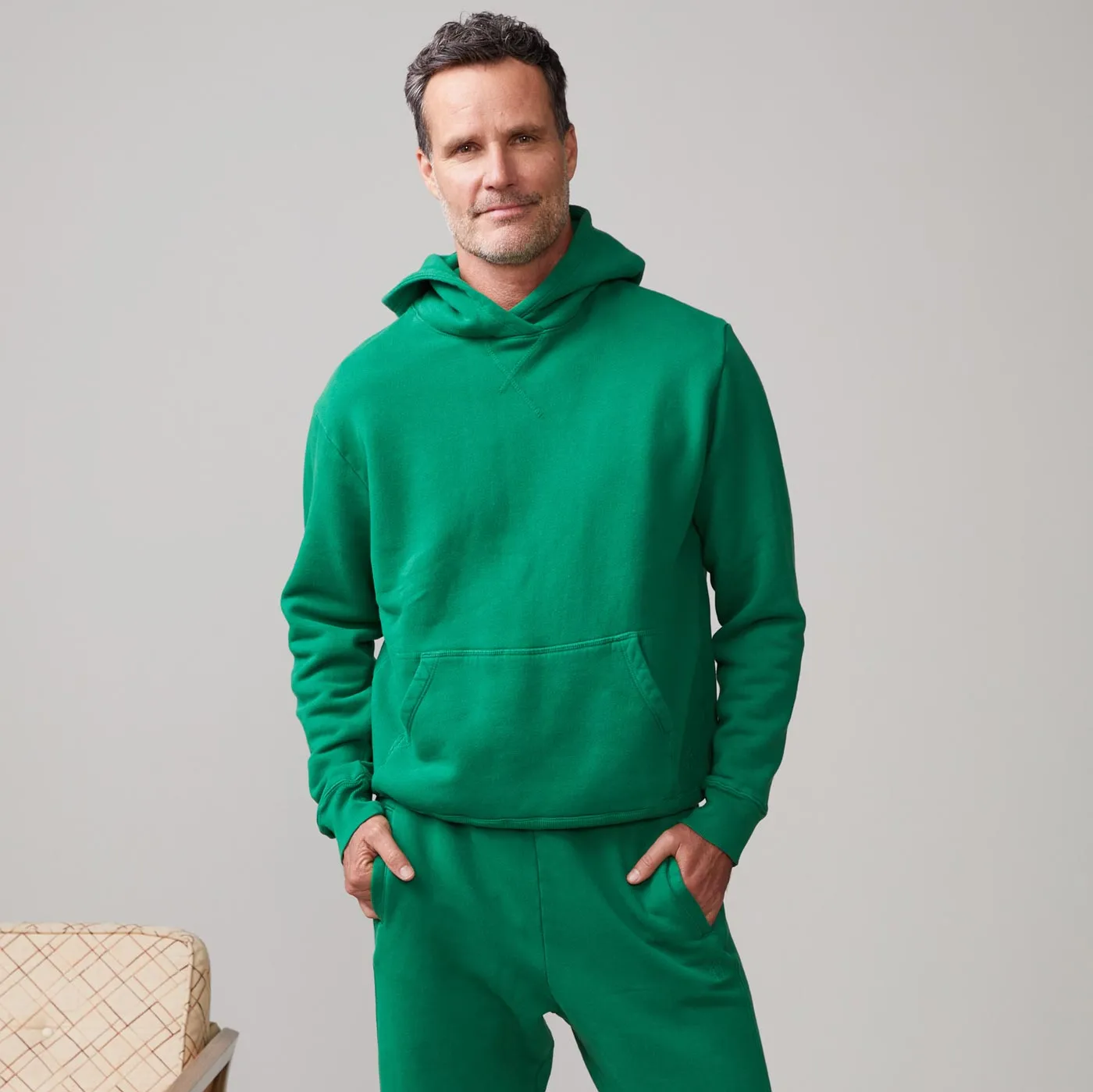 ElasticTrimming Flex Fit Shoulder Construction Oversized Hoody
