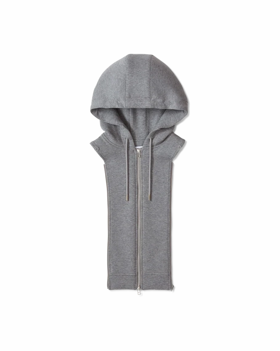 Oversized Hoodie Dickey Grey Melange Adaptive Layering System Lipstick