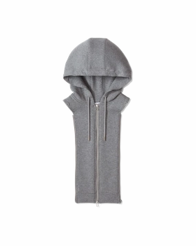 Oversized Hoodie Dickey Grey Melange Adaptive Layering System Lipstick