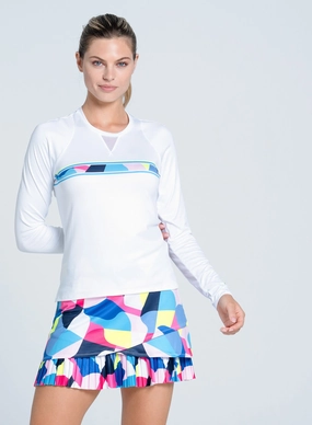 Paddle Groove Long Sleeve Interlock Stitch Detail