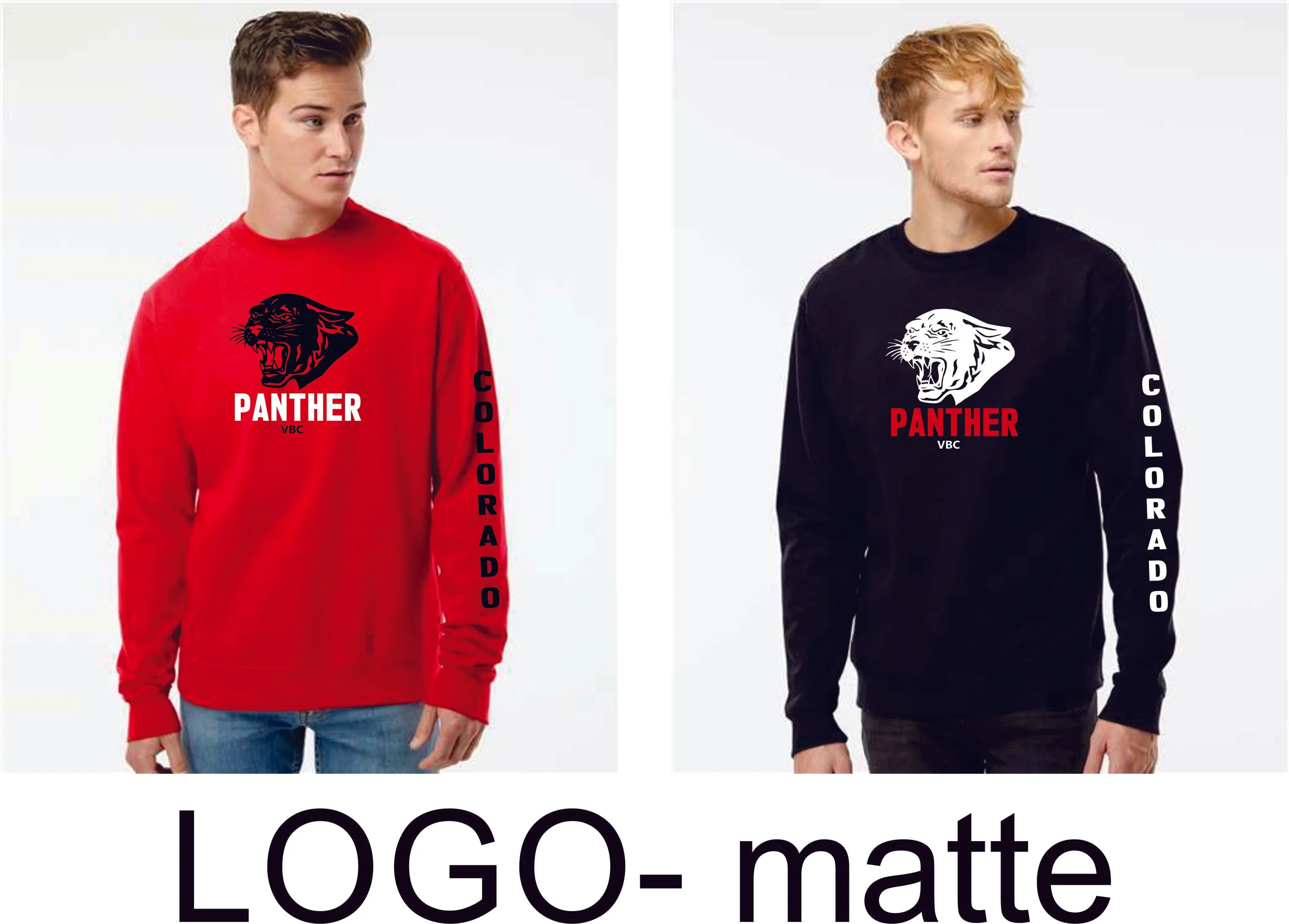 Panther VBC Crewneck Sweatshirt- 3 Designs