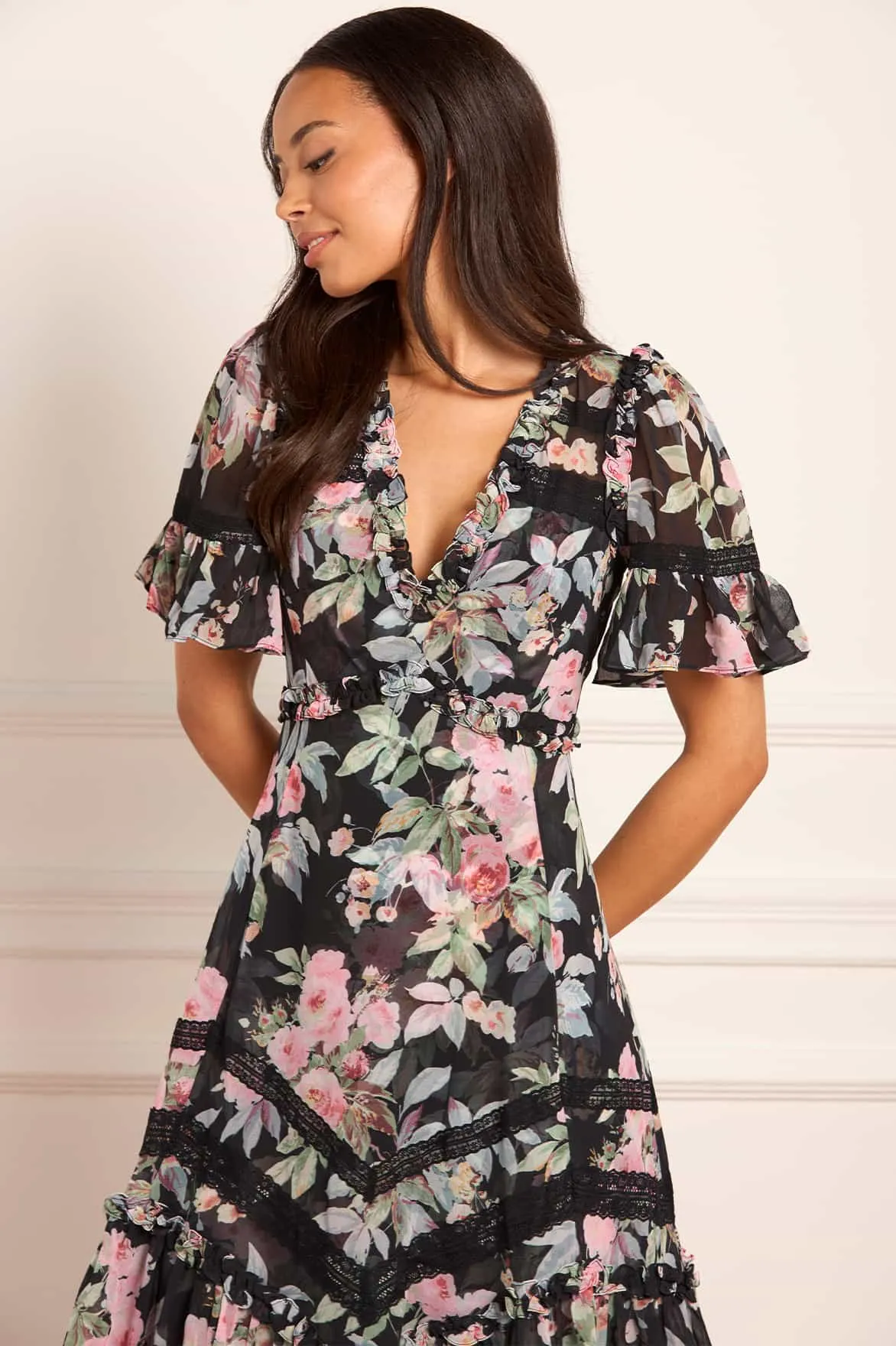 Paradise Garden Sonata Georgette Ballerina Dress Season Ready Versatile Wear