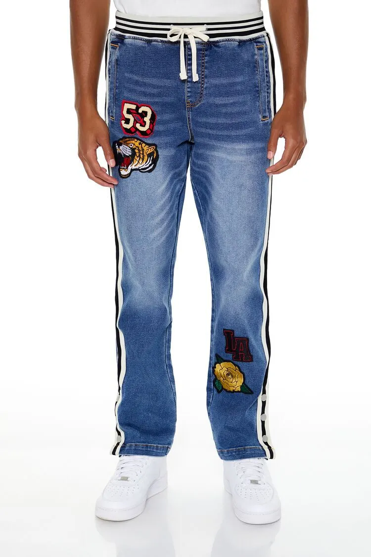 Patch Slim-Fit Jeans