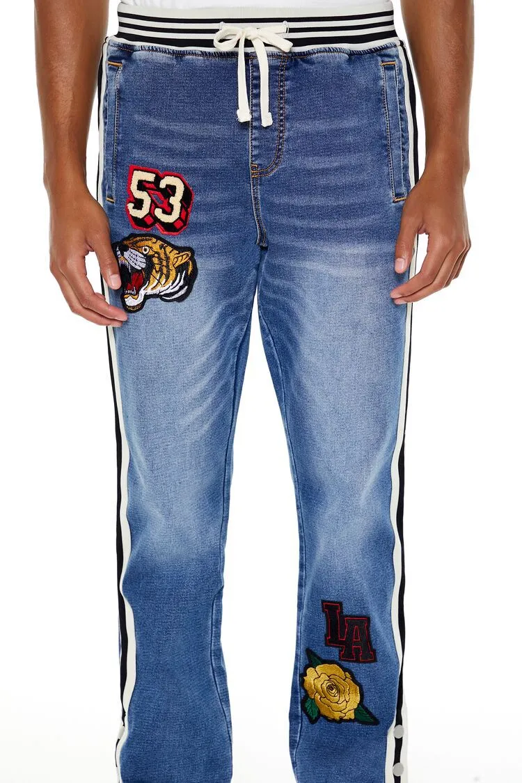 Patch Slim-Fit Jeans