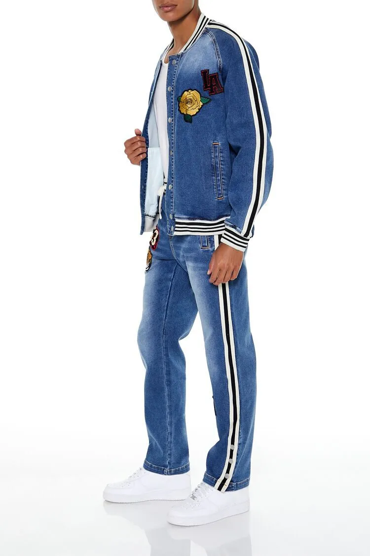 Patch Slim-Fit Jeans