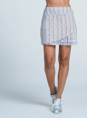Active Layer Soft Touch Material Peek A Blue Skort-15.5"