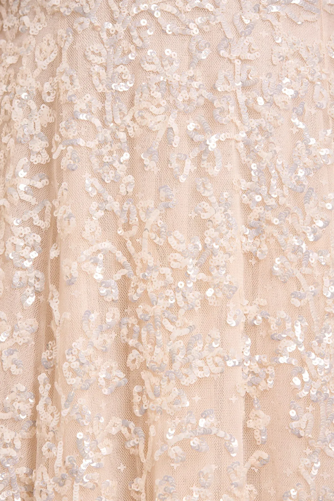 Floral Lace Off-Shoulder Ankle Gown Silky Silhouette
