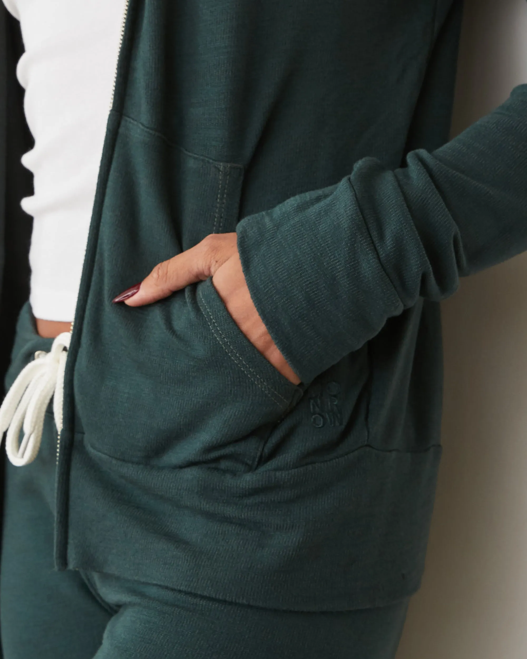 Supersoft Zip Up Hoody Front-Zip Active Moments